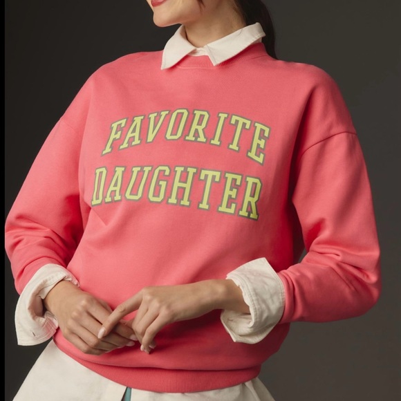 Favorite Daughter Tops - Anthropologie Favorite Daughter Collegiate Crewneck Sweatshirt